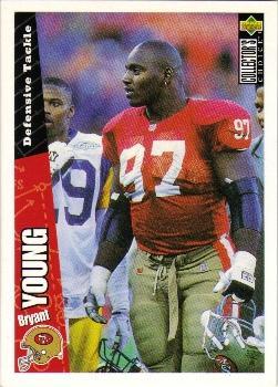Bryant Young San Francisco 49ers 1996 Upper Deck Collector's Choice NFL #194
